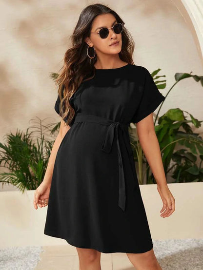 MATERNITY BAT SLEEVE DRESS