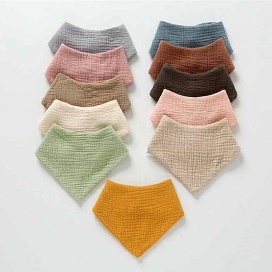 Baby Triangle Cotton Bib