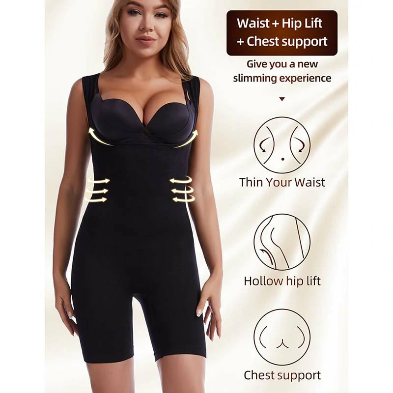 Women's Postpartum Body Sculpting One-Piece Bodysuit