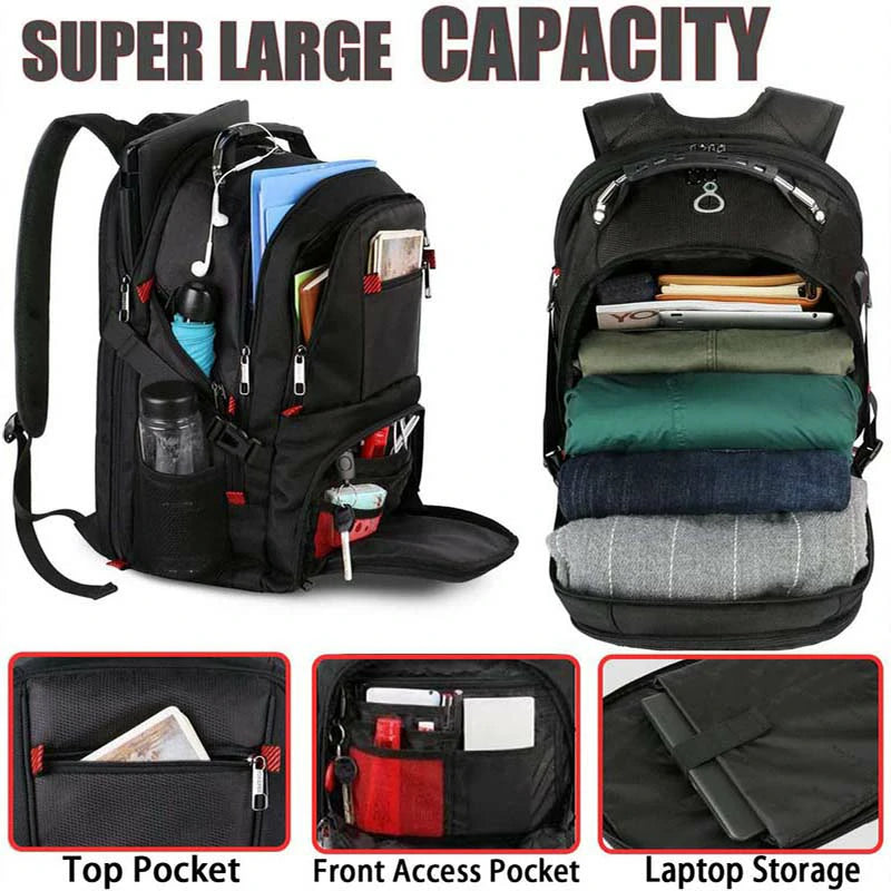 Grey Extra Large Travel Backpack