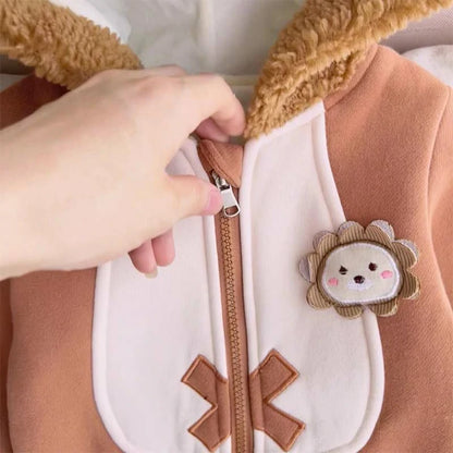 Super Cute Little Lion Baby Winter Coat