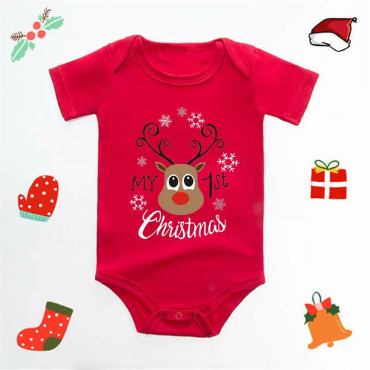 Baby Christmas Triangle Onesie