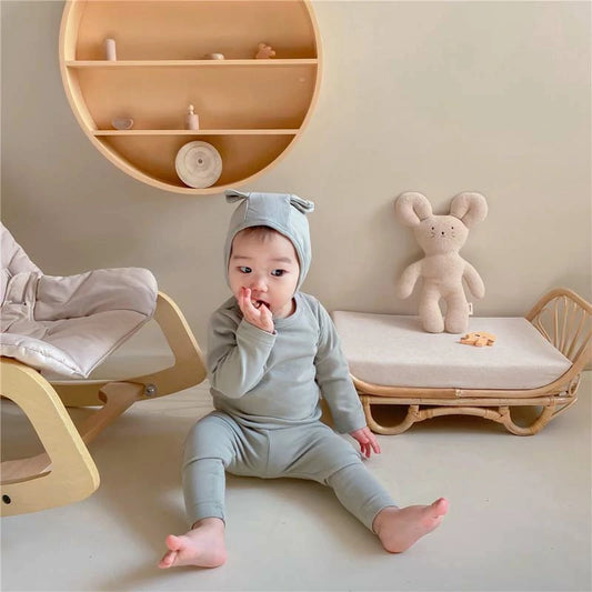 Infant and Toddler Three-Piece Home Clothes Set