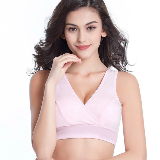 Crossover Nursing Bra-Does not Come with Breast Pads