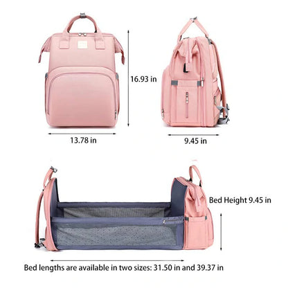 Baby Changing Backpacks with Foldable Bed