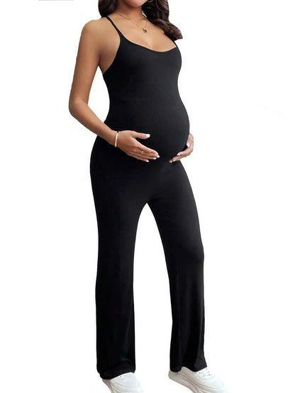 MATERNITY JUMPSUIT BLACK