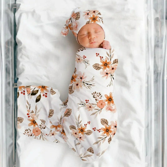 3 Piece Newborn Swaddle Wrap