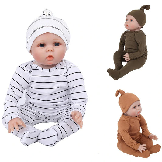 Anti-scratch newborn baby breathable clothing set