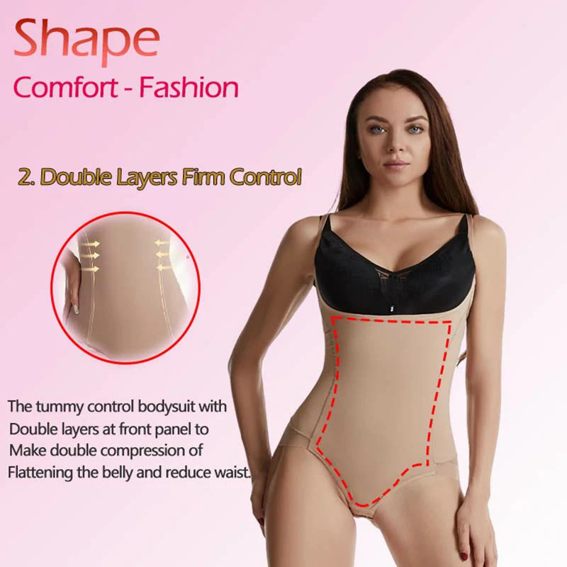 Thong Bodysuit for Women Tummy Control