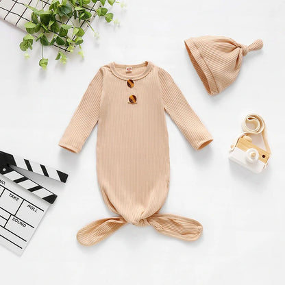 Newborn Knotted Gowns Sleeping Bag