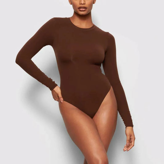 Long Sleeve Crew Neck Bodysuit