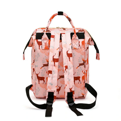 Cow Print Diaper Backpack