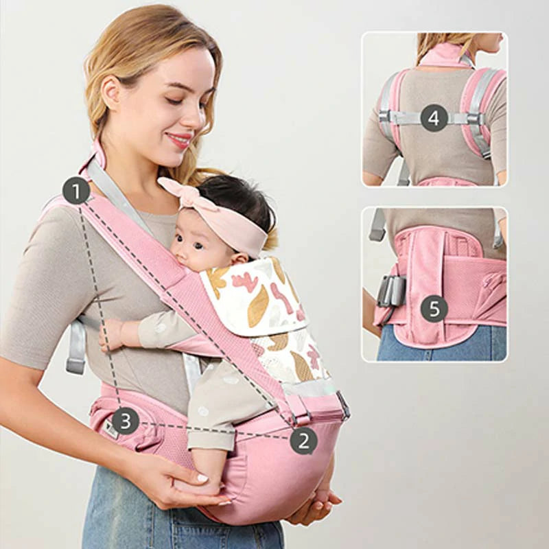 Baby Carrier with Hip Seat