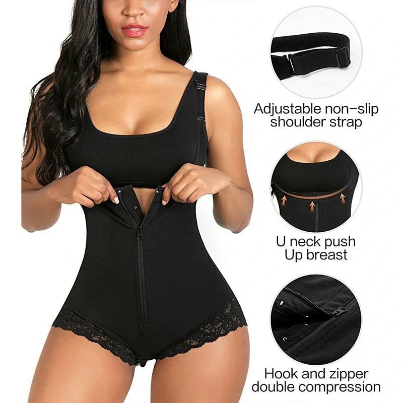 Lace Shapewear Bodysuit For Women