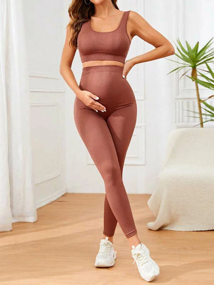 2 PIECE BRA MATERNITY YOGA SET