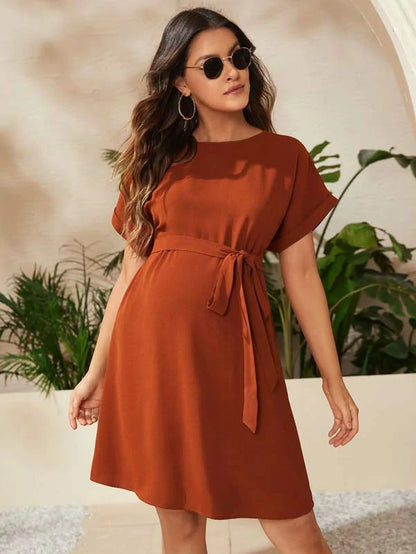 MATERNITY BAT SLEEVE DRESS