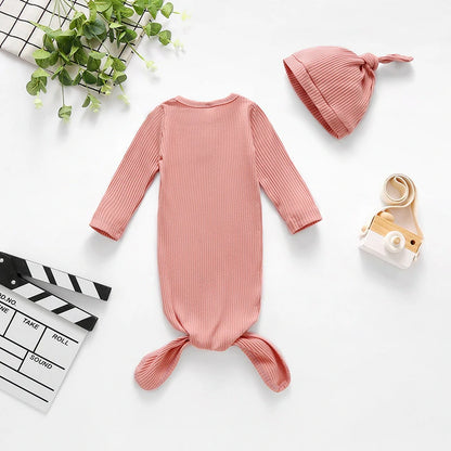 Newborn Knotted Gowns Sleeping Bag