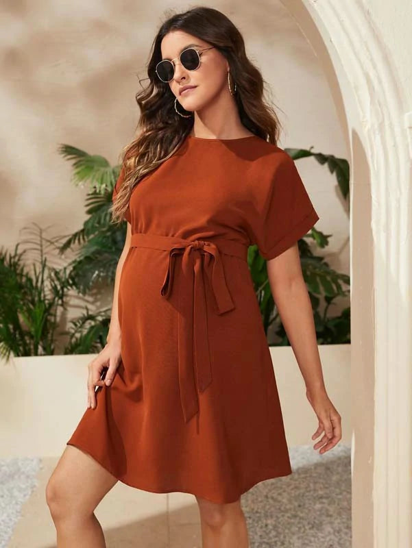 MATERNITY BAT SLEEVE DRESS