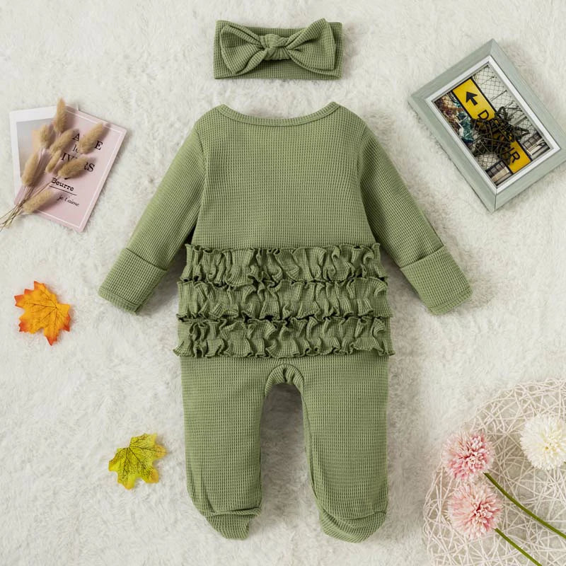 Newborn Baby Girls One Piece Jumpsuit