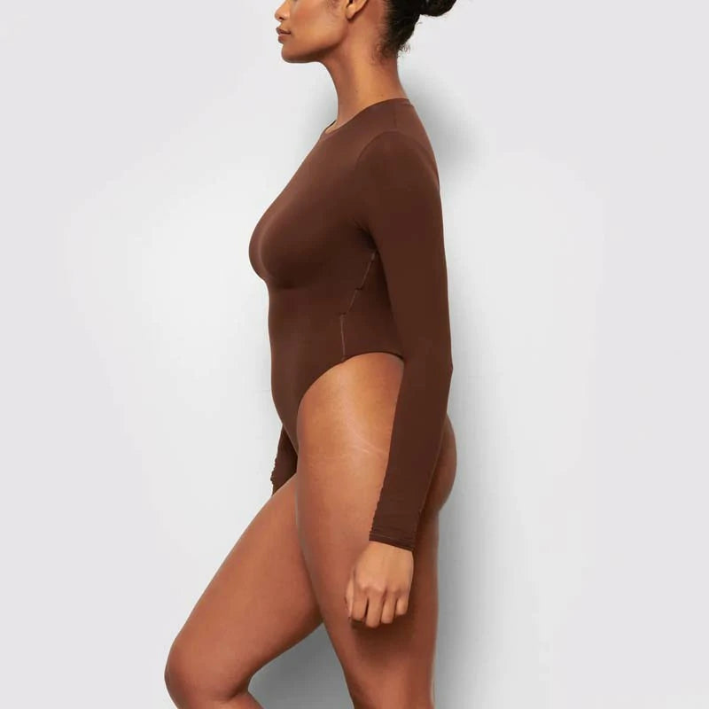 Long Sleeve Crew Neck Bodysuit