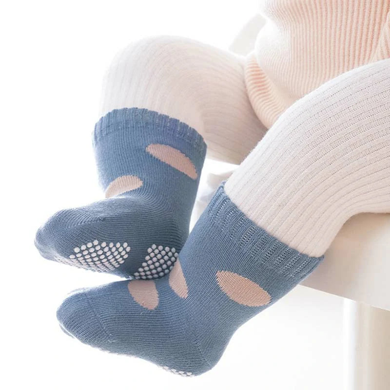 3 Pairs Baby Non-slip Indoor Walking Socks