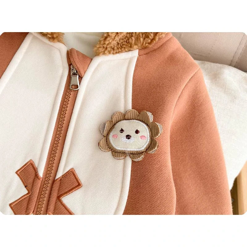 Super Cute Little Lion Baby Winter Coat