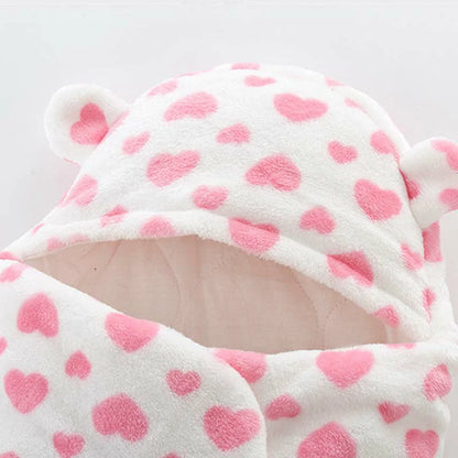 Infant Cartoon Flannel Swaddle Wrap