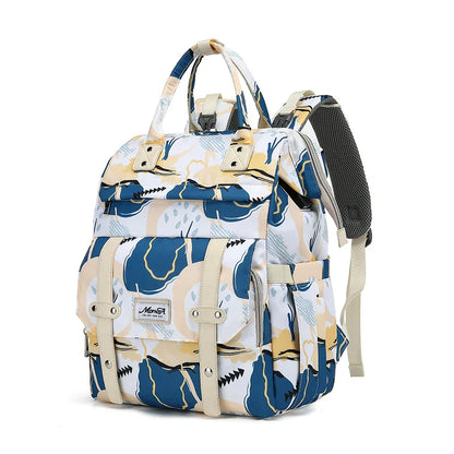 Blue Travel Backpack Baby Diaper Bag