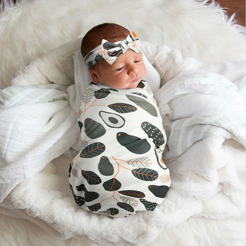 3pcs Newborn Baby Swaddle Soothe Wrap