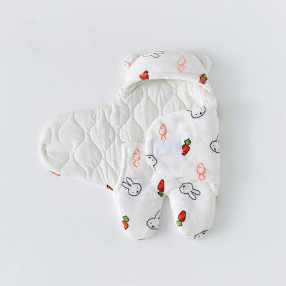 Infant Cartoon Flannel Swaddle Wrap