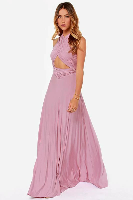 LOTUS ROOT STARCH SEXY MAXI DRESS