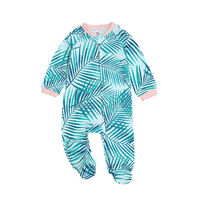 Newborns Print Rompers Footies