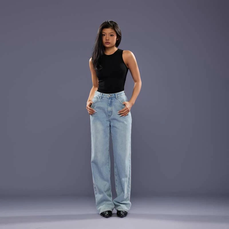 FCII-STRAIGHT HIGH WAIST JEANS