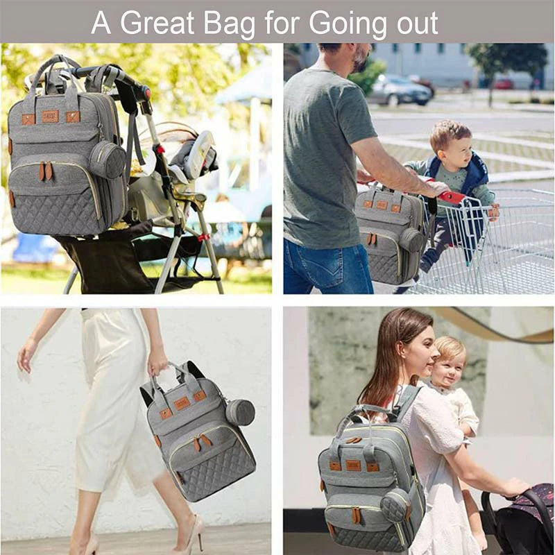 Large Capacity Multifunctional Baby Diaper Backpack