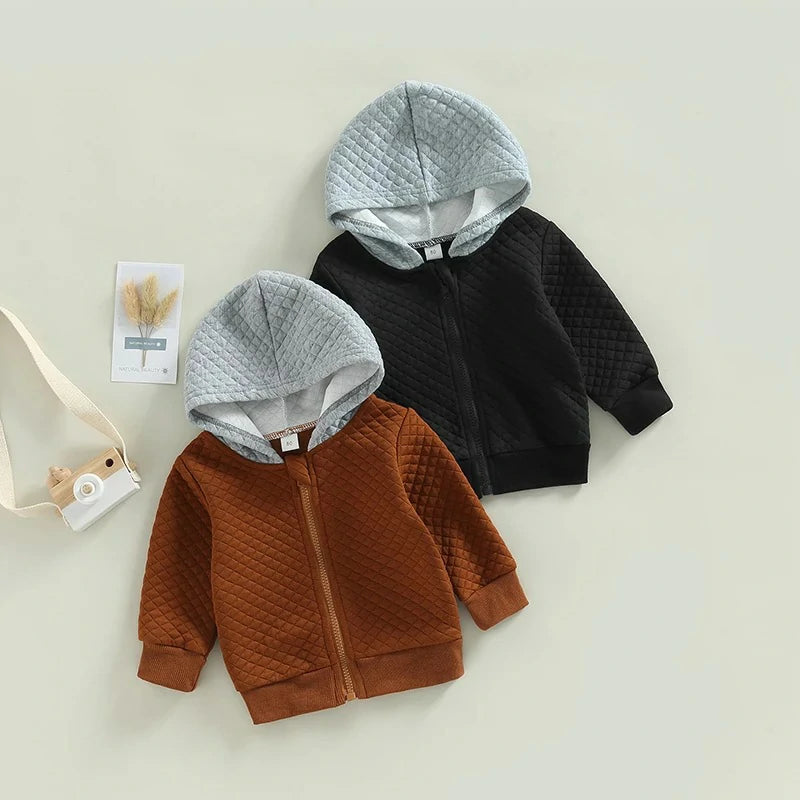 Toddler Baby Boy Hooded Outwear