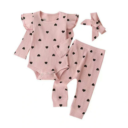 Baby Girl Clothes Ruffle Long Sleeve Bodysuits