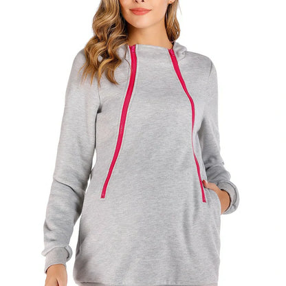 2 in 1 Kangaroo Maternity Hoodie