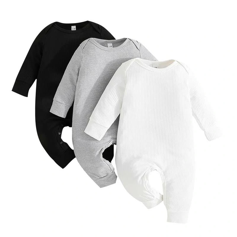 3Pcs Newborn Baby Jumpsuit