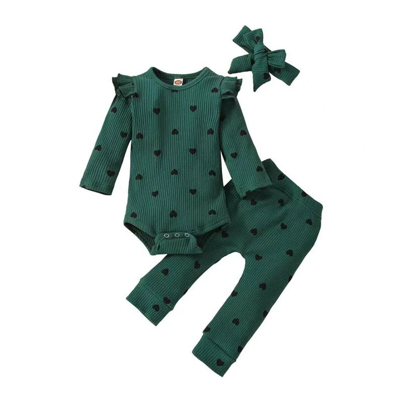 Baby Girl Clothes Ruffle Long Sleeve Bodysuits