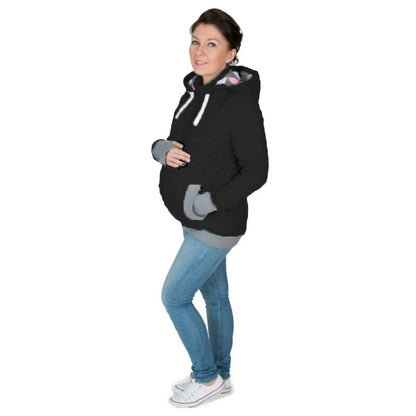 3 in 1 Maternity Kangaroo Hoodie