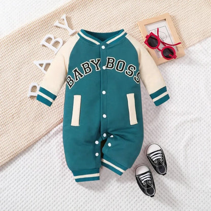 Baby Boy Thermal Romper