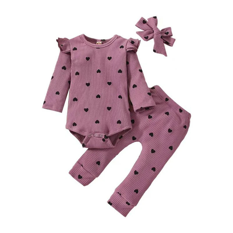 Baby Girl Clothes Ruffle Long Sleeve Bodysuits