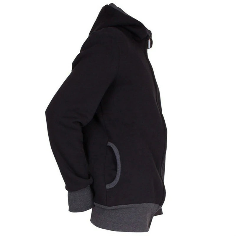 2-in-1 Multifunctional Kangaroo Dad Hooded Sweater