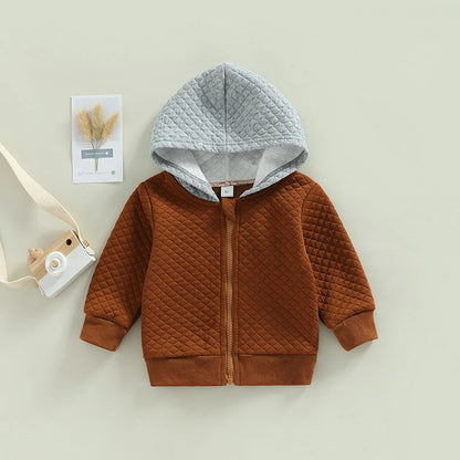 Toddler Baby Boy Hooded Outwear