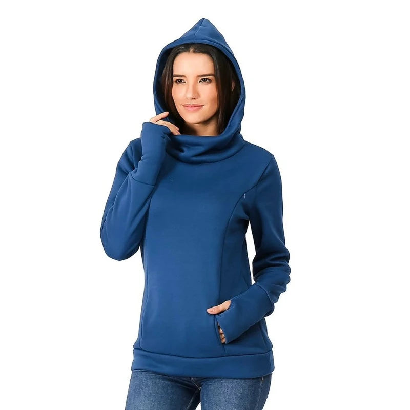 Maternity Hoodie Nursing Sweater