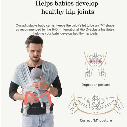 Adjustable Baby Carrier T-shirt