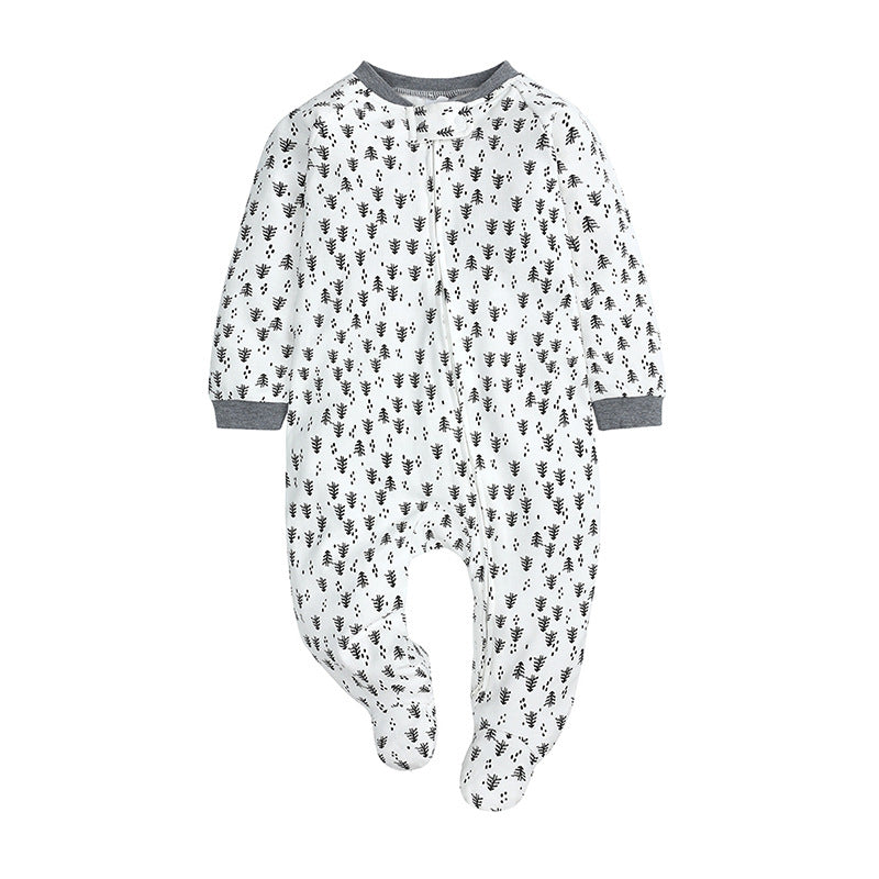 Newborns Print Rompers Footies