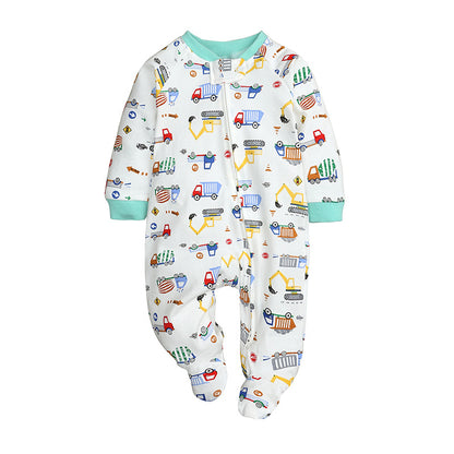 Newborns Print Rompers Footies