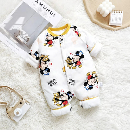 Newborns Winter Thermal Jumpsuits