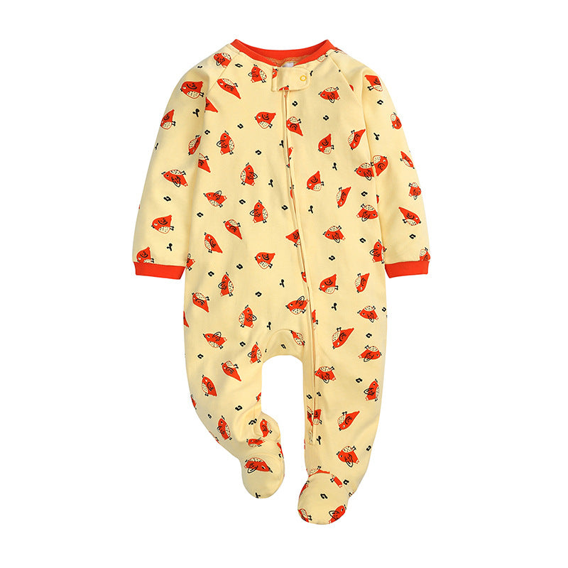 Newborns Print Rompers Footies